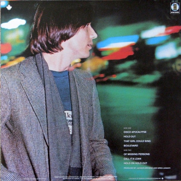 Jackson Browne - Hold Out (LP, Album, C -) - Funky Moose Records 2524640205-JP005 Used Records