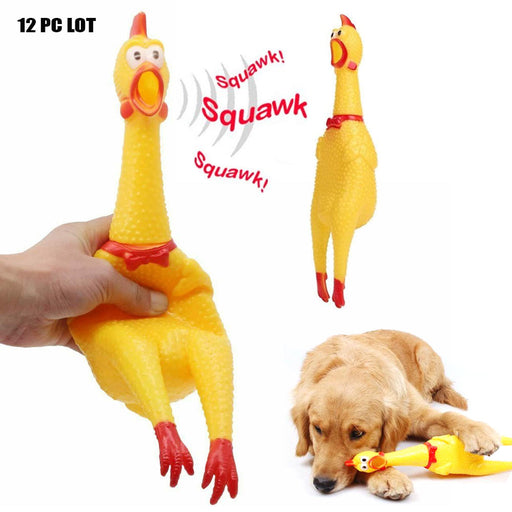 1pc Screaming Rubber Peanut Pet Teasing Squeak Squeaker Chew Toy Puppy Toy  for Dogs for Large Dogs Sound Voice Dog Toys
