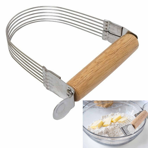 1pc, Danish Dough Whisk, Danish Dough Mixer, Danish Dough Blender, Dutch  Bread Whisk, Wooden Hand Mixer, Bread Baking Tools For Cake Bread Pizza Past