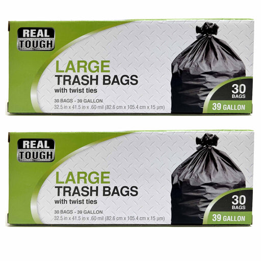 Great Value 30 Gallon Multi Purpose Twist Tie Bags 30 ct Box 