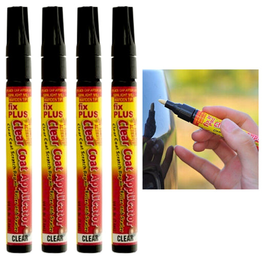 12 Car Touch Up Paint Pen Marker Scratch Repair Coat Universal Silver and Clear