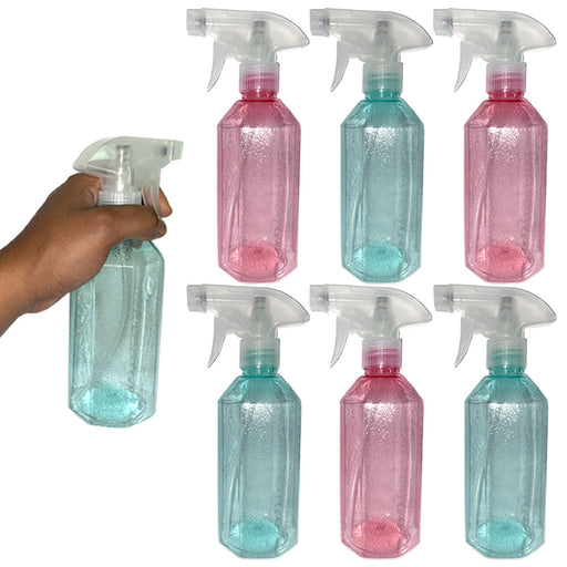 2PC Plastic Spray Bottles 16 oz Mist Flower Sprayer Hair Salon Tool  Hairdressing