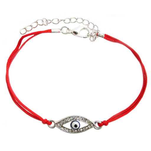 Lucky Evil Eye Adjustable Bracelet Nazar Kabbalah Amulet Red String Pr —  AllTopBargains