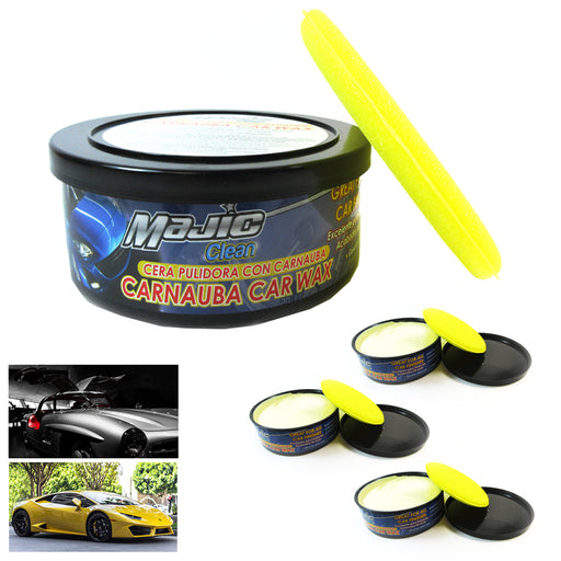AllTopBargains 6 PC Wax Protectant Tire Dressing Applicator Pads Gloss Shine Sponge Polishing