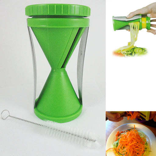 AllTopBargains Salad Spinner Lettuce Dryer Vegetable Pouring Spout Serving Draining Bowl Washer