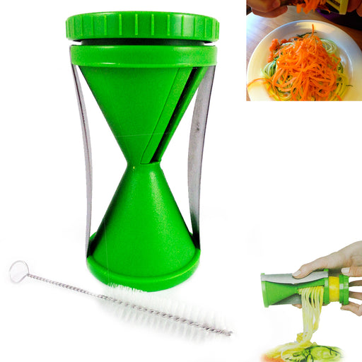 AllTopBargains Salad Spinner Lettuce Dryer Vegetable Pouring Spout Serving Draining Bowl Washer