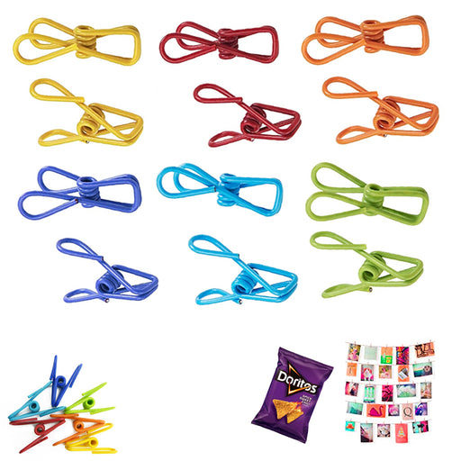 AllTopBargains 20pcs Kitchen Chip Snack Fresh Food Storage Sealing Bag Clips Clamps Grip Coffee