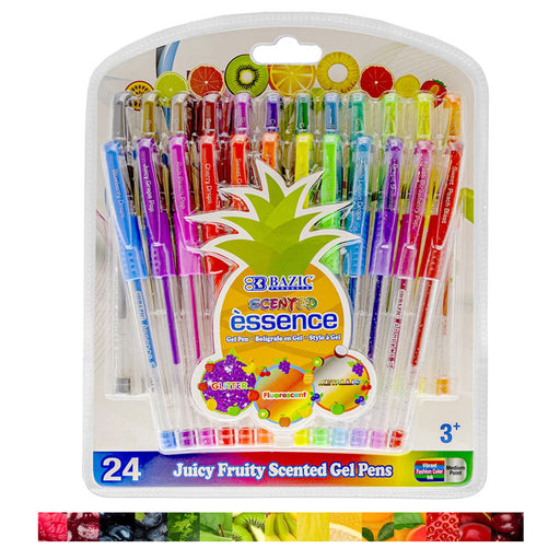 Bazic Products Scented Glitter Color Collorelli Gel Pen - Pack of