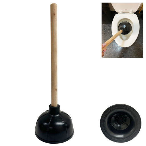 AllTopBargains Plunger Toilet Sink Shower Stalls Bathtub Drain Buster 2 Heads Air Drain Blaster