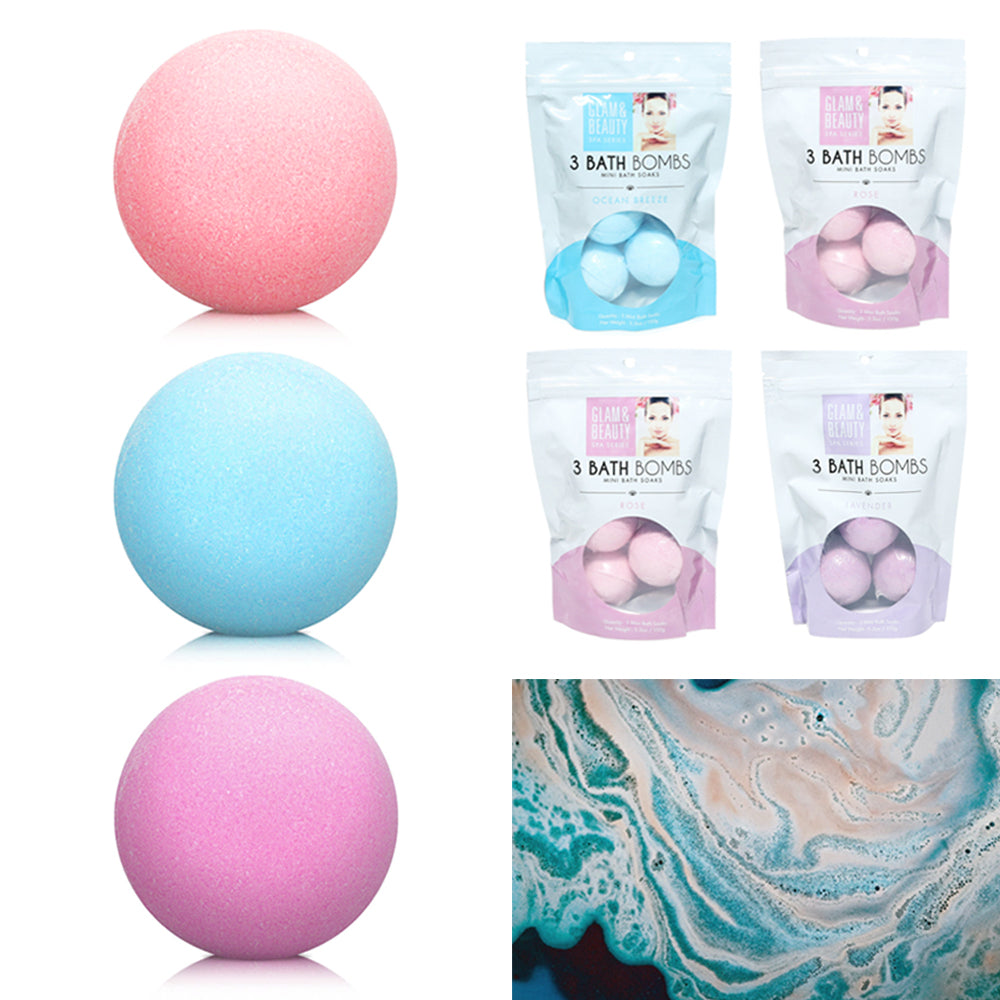 glam and beauty bath bombs