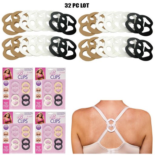 Bra Strap 10 Pack Cleavage Control Sports Racerback Running Clasp Holder  Clips