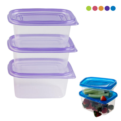 2 Pc Mini Lockable Snack Container Lunch Food Knick Knack Bead Organizer  Storage