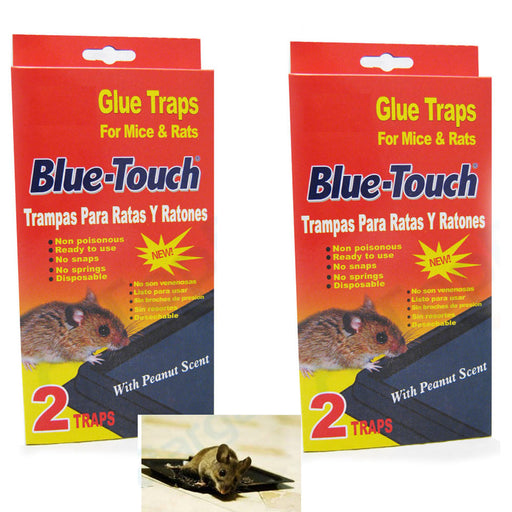 4 Rat Trap Snare Mouse Glue Traps Mice Rodent Super Sticky Boards Catc —  AllTopBargains