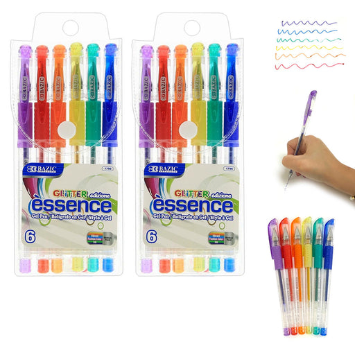 24 PK Glitter Colored Gel Pens Art Set School Sketch Drawing Adult Coloring  Book, 1 - Kroger