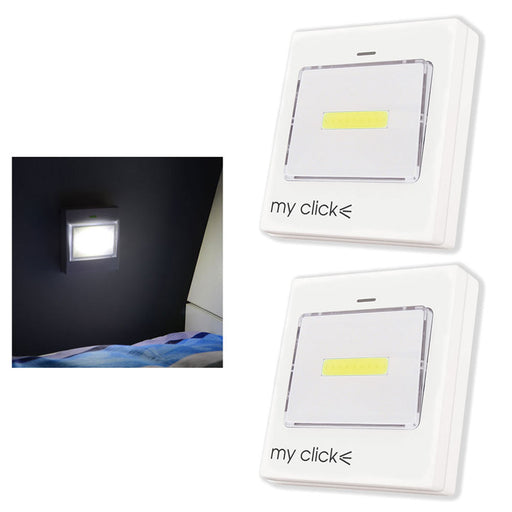 2 PC Wireless COB LED Night Lights Motion Sensor Battery Operated Clos —  AllTopBargains