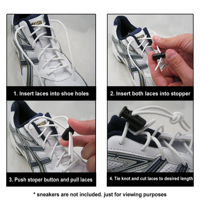 lacing shoes to not tie