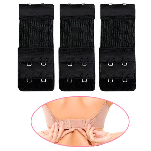 8 Pc Bra Extender Strap Extension Hooks Back Adjustable Assorted Sizes —  AllTopBargains