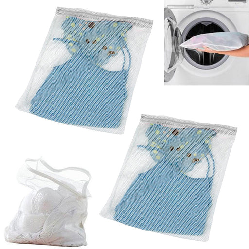 2 x Washing Bra Bag Delicate Underwear Laundry Lingerie Saver Mesh Wash Aid  Net