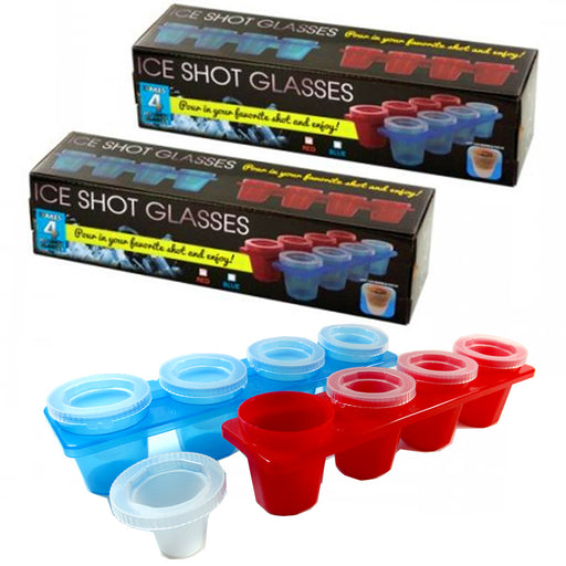 2 Jumbo Silicone Ice Cube Tray Whiskey Large Mold Red Party Bar Cockta —  AllTopBargains