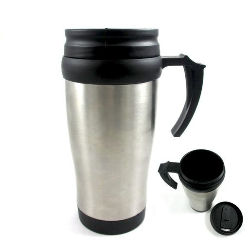 1 Travel Heated Mug Thermo Stainless Steel Insulated Coffee Portable Car Charger