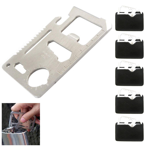 11 in 1 Multifunction Survival Pocket Tool - Credit Card