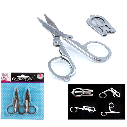 6 Pc Stainless Steel Folding Pocket Travel Small Cutter Crafts Sewing —  AllTopBargains