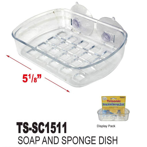 1 Pc Grey Soap Saver Dish Suction Holder Bathroom Shower Cup Sponge Ba —  AllTopBargains
