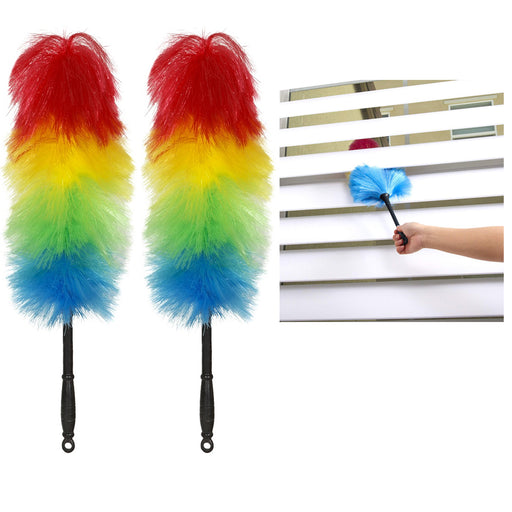 2 Sets Dust Pan Brush Handheld Broom Clear Dustpan Duster Wipe Sweeper Cleaning