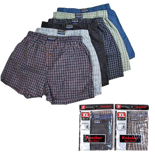 6 Mens Plaid Boxer Shorts Lot Underwear Pack Size 2XL 46-48 Comfort Wa —  AllTopBargains