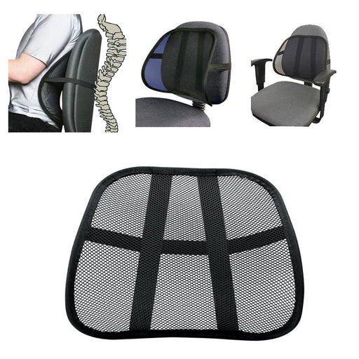 Unique Bargains Car Auto Seat Back Lumbar Rest Pillow Memory Foam