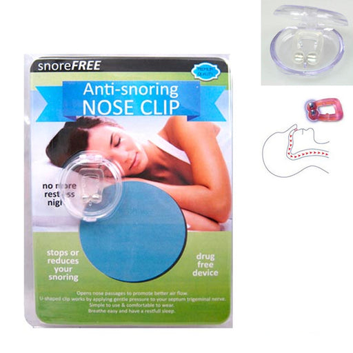 3 Stop Snore Free Anti Snoring Nose Clip Sleep Aid Guard Night Device —  AllTopBargains