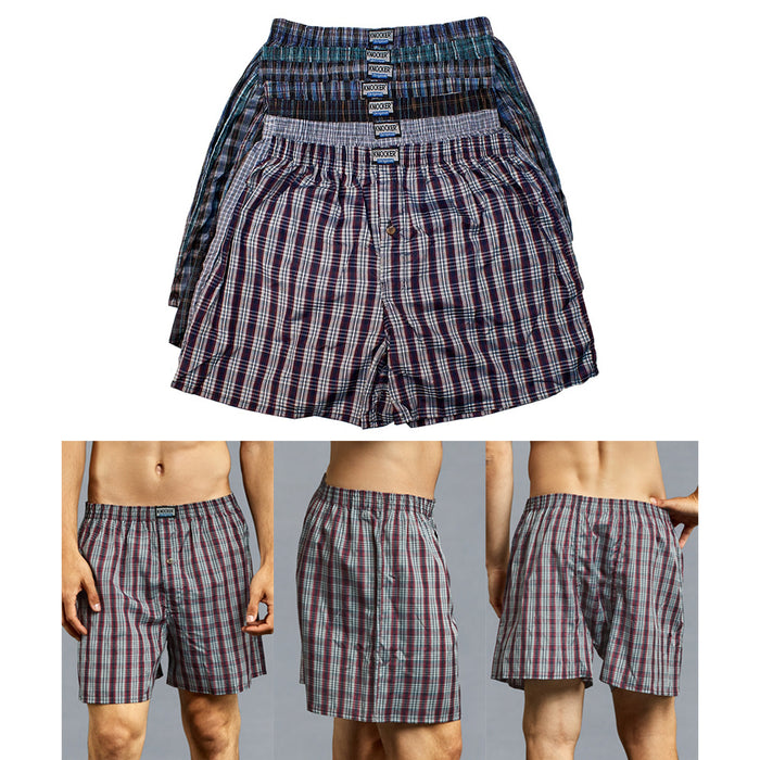 12 Lot Mens Boxers Trunk Plaid Shorts Underwear Size 2xl Comfort