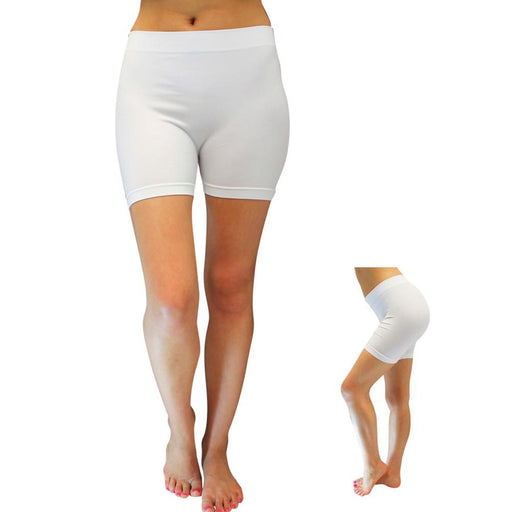 Women Seamless Plus One Size Footless Stretch Yoga Pants Capri Leggings  Beige 