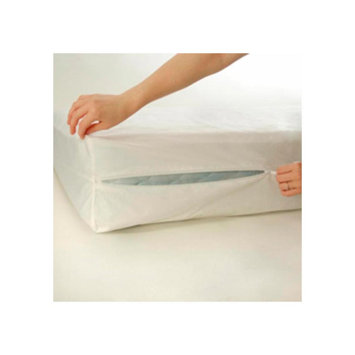 Crib Size Zippered Mattress Cover Vinyl Toddler Bed Allergy Dust