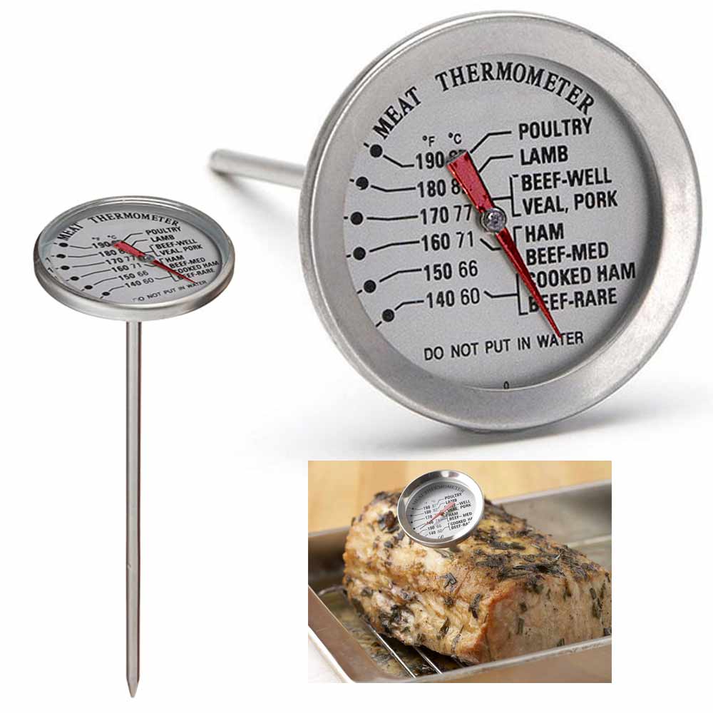 1 Meat Thermometer Turkey Oven Grill Temperature Heat Measure Kitchen