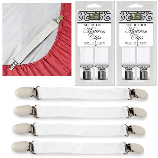 8 Pc Bed Sheet Clips Suspender Straps Mattress Fastener Holder Triangl —  AllTopBargains