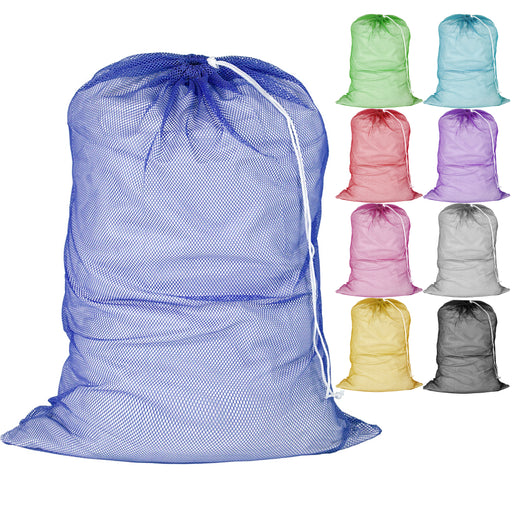 4Pc Mesh Laundry Bags Heavy Duty Drawstring Delicates Underwear Lingia —  AllTopBargains