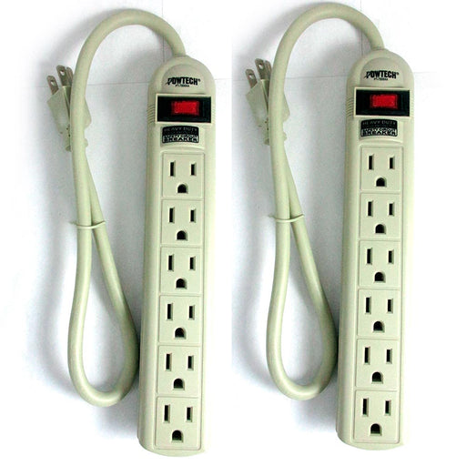 PS102, Power Managed 6 Outlet Remote Control Surge Protector