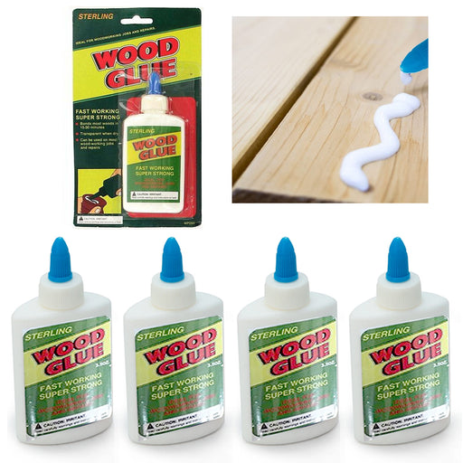 4Pc Elmer's Carpenter Wood Glue Max Interior Exterior 8oz ea Waterproo —  AllTopBargains