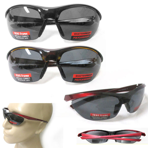 2X Mens Sports Sunglasses Padded Cushion Wrap Frame Sun Shades