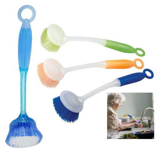 2 Pc Vegetable Cleaning Brush With Handle Fruit Veggie Scrubber Nylon —  AllTopBargains