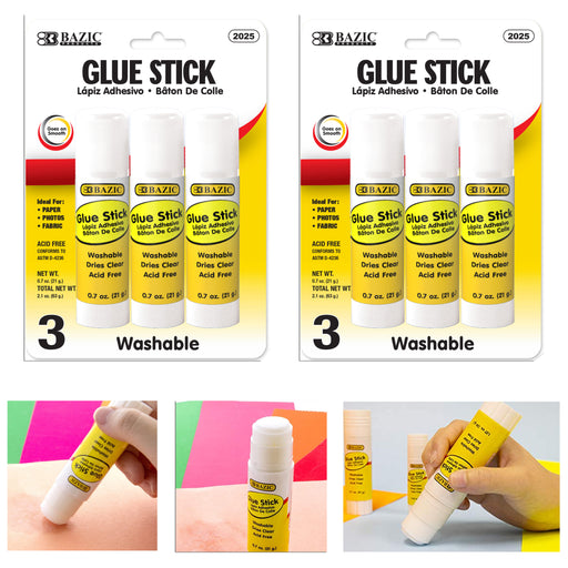 Bazic 36g/1. 27 oz. Jumbo Glue Stick