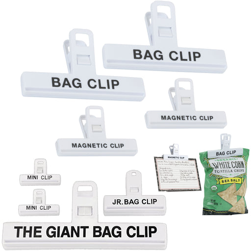 16 Multi Purpose Bag Clips Chip Bread Bagel Snack Food Storage Sealing Bag  Clamp
