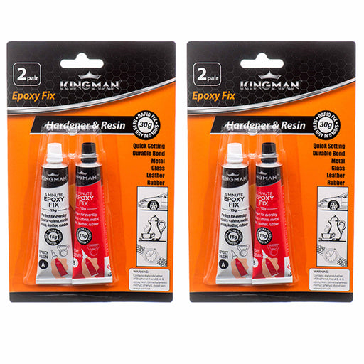 5-minute EPOXY GLUE 4 OZ SET (2x2oz) QUICK & STRONG industrial-strength  adhesive