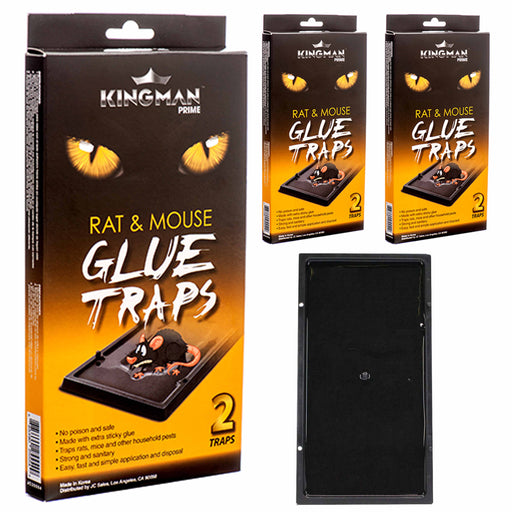 2 Large Mouse Glue Traps Sticky Boards Rats Mice Rodent Insect EPA  84233-KOR-001, 1 - Kroger