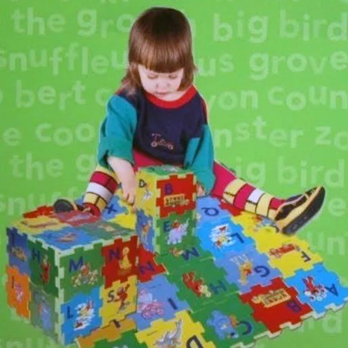 27pcs Sesame Street Alphabet Multicolor Foam Floor Mats A Z Kid