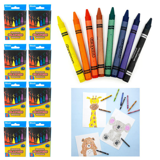 64ct Premium Crayons Non Toxic Assorted Colors Coloring Kids School Supplies  4pk, 1 - Kroger