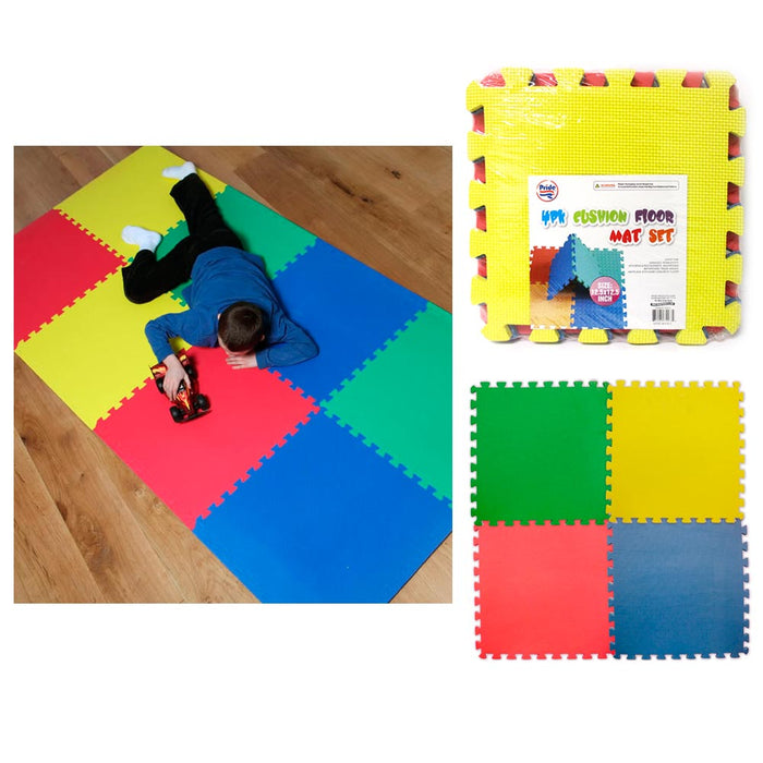 48 Sqft Foam Kids Baby Childrens Puzzle Play Interlocking Flooring