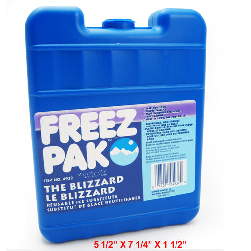 Freez Pak Reusable Ice Pack (2 Pack) Ice Packs for Lunch Bags and Coolers