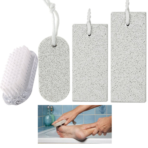 ATB 1 Pumice Stone Foot File Pedicure Callus Remover Scraper Dead Skin Scrub Brush